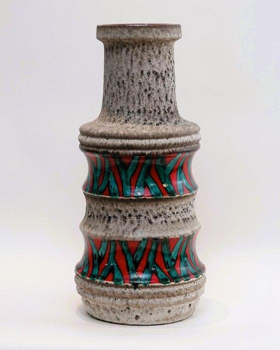 Scheurich, West Germany, XL - Vaas - Keramiek - 47 cm H.-, Antiek en Kunst, Antiek | Glaswerk en Kristal