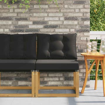 vidaXL Buiten Midden Sofa Massief acaciahout en, Verzenden, Nieuw