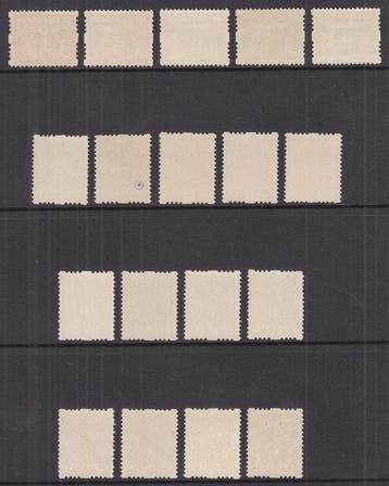 Pays-Bas 1925 - Roulement à billes double face - NVPH R1/R18