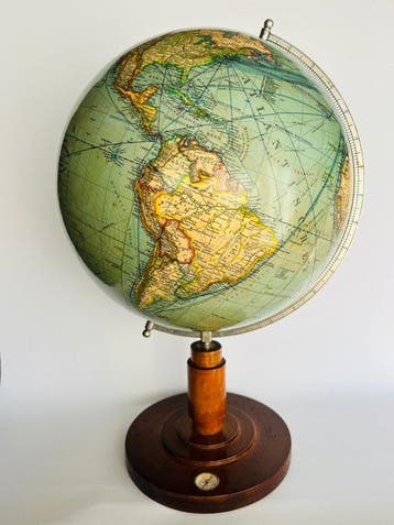 Terrestrial table globe - Mangs 1930 - Stuttgart 1930 -
