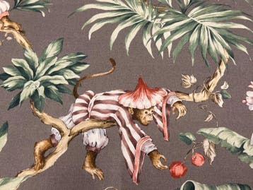 Exclusieve Tropical Monkey Style-stof – Katoen