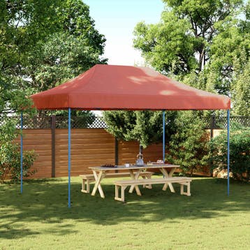 vidaXL Partytent 292 x 440 x 315 cm Terracotta Oxford Stof, Verzenden