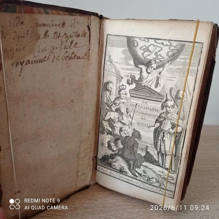 Sieur Collombat - Le dictionnaire géographique contenant la, Antiek en Kunst, Antiek | Boeken en Manuscripten