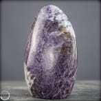 Natuurlijke lepidoliet-vrijvorm – Paarse rust in zachte, Antiek en Kunst