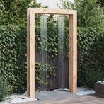 vidaXL Buitendouche Naturel 137 x 23 x 226 cm Massief, Verzenden
