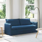 vidaXL bank / zetel Blauw 196 x 82 x 85 cm Stof, Verzenden
