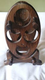 Wijnrek - Eik - Flessenassortiment, Antiek en Kunst