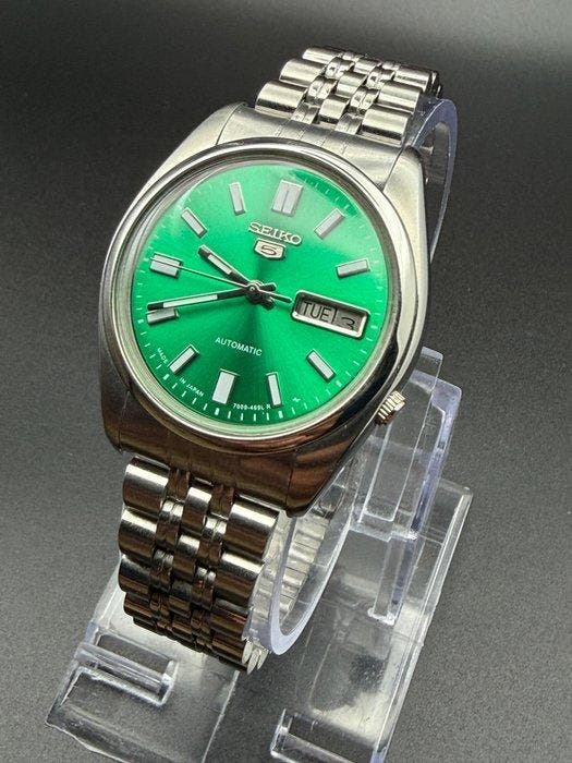 Seiko - Seiko 5 Automatic Day-Date - Zonder minimumprijs -, Handtassen en Accessoires, Horloges | Antiek