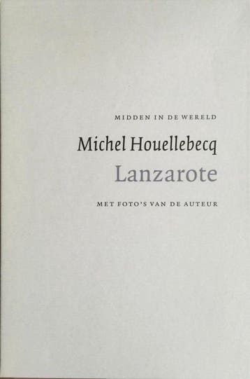 Lanzarote [set in cassette + fotoboek] - Houellebecq, Verzenden, Nieuw