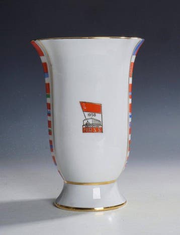 Lomonosov Porseleinfabriek Leningrad LFZ - Vase - URSS •