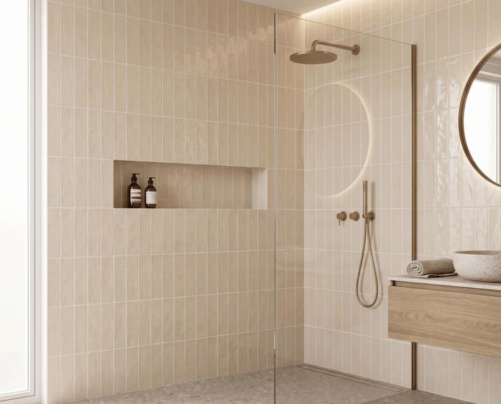 Wandtegel Creme 7,5x30 (Muurtegels, Muur- en plafondtegels), Doe-het-zelf en Bouw, Tegels, Minder dan 20 cm, 20 tot 40 cm, 10 m² of meer