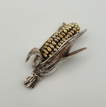 Pannocchia rivestita in Argento 925 - Beeldje - .925 zilver,