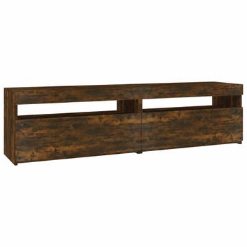 vidaXL Tv-meubelen met LED-verlichting 2 st 75x35x40 cm, Huis en Inrichting, Verzenden, Nieuw