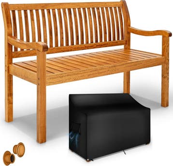 Houten Tuinbank - Weerbestendig - 3 personen - Bruin - Tillv, Tuin en Terras, Verzenden, Nieuw