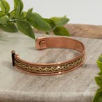 Koperen gezondheids-klemarmband met 2 magneten, Ophalen of Verzenden