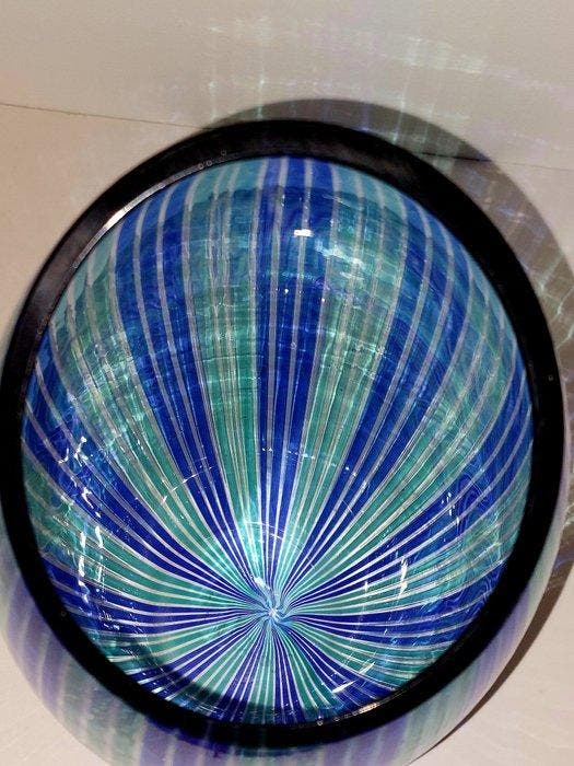 Murano - Rossini - Bloempot - A Canne - Muranoglas -, Antiquités & Art, Antiquités | Verre & Cristal