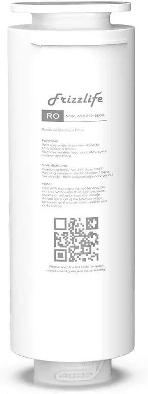 Frizzlife ASR212-600G RO filter: 58% korting op jouw wiss..., Verzenden, Gebruikt, Overige typen
