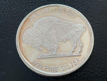 Verenigde Staten. 1 Troy Ounce ND, Buffalo / Indian, Silver