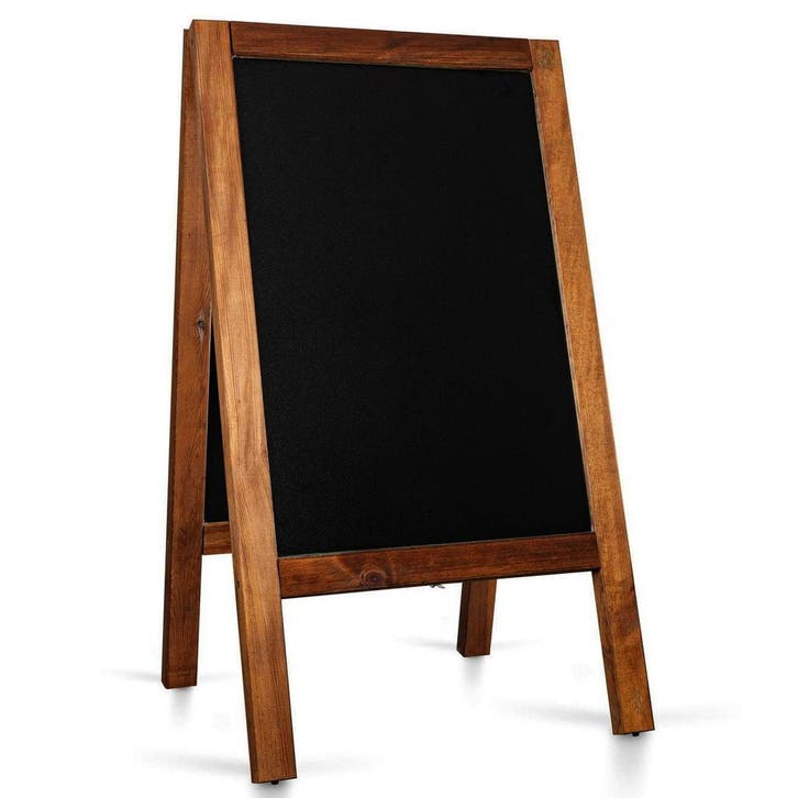 Krijtstoepbord | PRO | Hout | Bruin | Extra Zwaar +, Zakelijke goederen, Horeca | Keukenapparatuur, Nieuw in verpakking, Verzenden