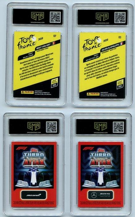 Panini & Topps - Lot of 4 - 2020 - Tour de France & Formula, Collections, Autocollants
