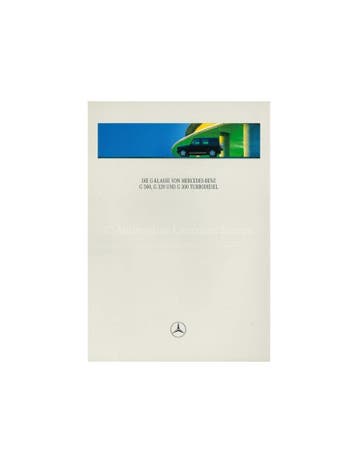 1998 MERCEDES BENZ G KLASSE BROCHURE DUITS