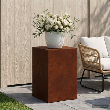 vidaXL Plantenstand Roestkleurig 40 x 40 x 60 cm weervast, Verzenden, Nieuw