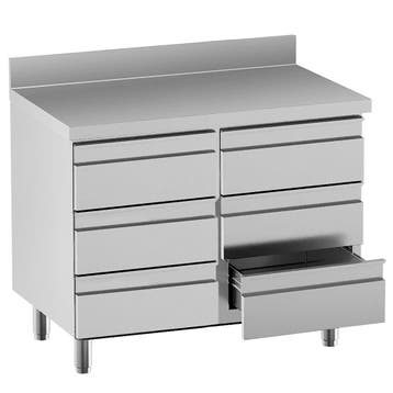 Werkbank | STANDARD LINE EVO | RVS | Laden | Achteropstand, Verzenden, Nieuw in verpakking