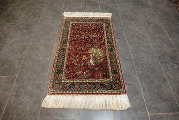 Hereke soie signée - Tapis - 123 cm - 80 cm