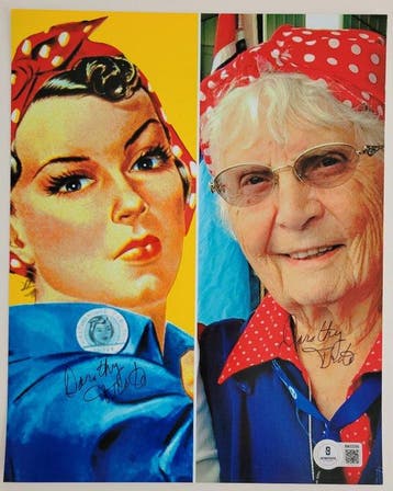 We Can Do It - Dorothy Trate Autograph, Photo with Beckett, Nieuw