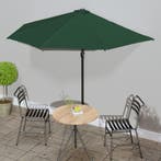 vidaXL Balkonparasol half met aluminium paal 300x155 cm, Verzenden, Nieuw