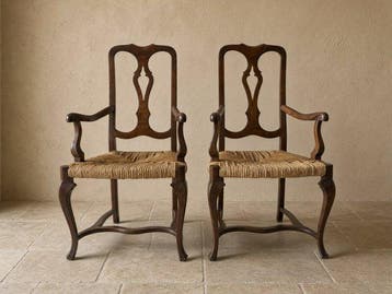 Chaise (4) - Ensemble de quatre chaises de salle à manger