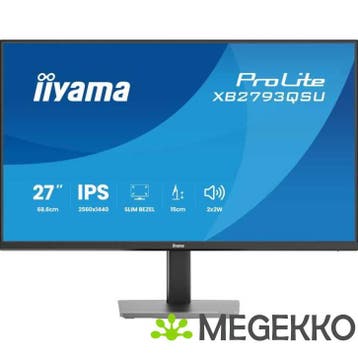 Iiyama ProLite XB2793QSU-B1 27  Quad HD IPS monitor, Verzenden