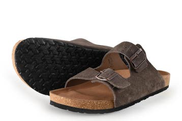 Rieker Slippers in maat 46 Bruin, Kleding | Heren, Slippers, Bruin, Verzenden, Zo goed als nieuw