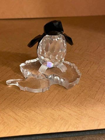 Swarovski - Figurine - Pinguïn op rots - Cristal