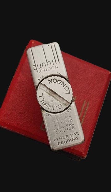 Dunhill - Savory Square Boy - Briquet de poche - Métal