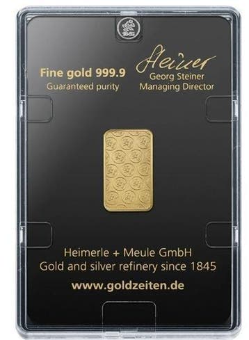 5 grammes - Or - Heimerle + Meule