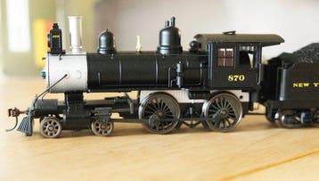 Roundhouse H0 - 84535 - Stoomlocomotief met tender (1) -, Hobby en Vrije tijd, Nieuw