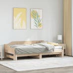 vidaXL Slaapbank met onderschuifbed 90x190 cm massief, Huis en Inrichting, Verzenden, Nieuw