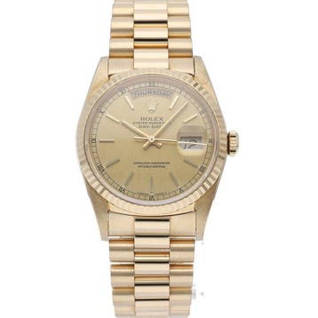 Rolex - Day-Date Watch with Mosaic Dial - 18238(E) - Homme -, Nieuw