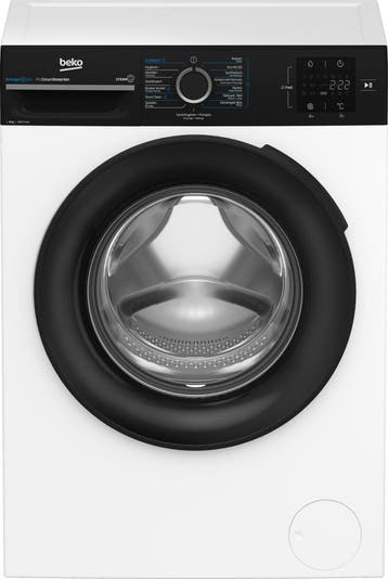Beko BM3WFT3841B - Wasmachine - 8 kg - 1400 tpm - SteamCure, Ophalen of Verzenden
