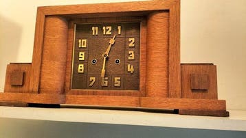 Klok - Haagse School- Art Deco pendule/schoorsteen/kast-