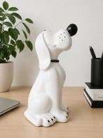 Beeld, orange sitting Pluto - 28 cm - polyresin