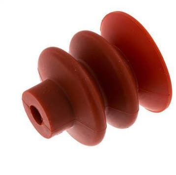 40mm Soufflet Silicone Rouge Ventouse Course 20mm, Verzenden