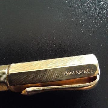 FENDOGRAPH-Mini-Laminata in oro - Vulpen, Nieuw