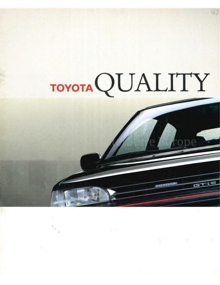 1988 TOYOTA PRORAMMA BROCHURE NEDERLANDS, Boeken, Auto's | Folders en Tijdschriften