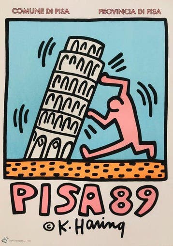 Keith Haring (after) - PISA 89 - Années 1990