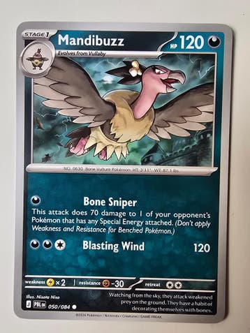 MANDIBUZZ (PITCH BLACK 050/084) (TRADING CARD)