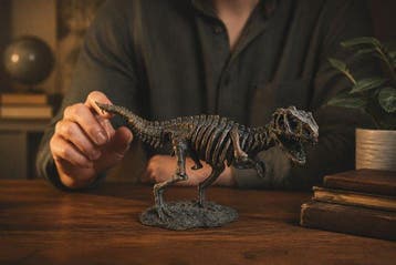 Decoratief ornament - T-Rex-dinosaurus skelet