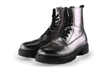 Muyters Veterboots Meisjes in maat 35 Zilver, Verzenden, Schoenen