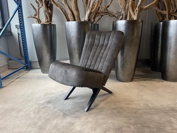 Veiling - Fauteuil Denvi (2 stuks) - Velours - Velvet - Groe, Huis en Inrichting, Fauteuils, Nieuw